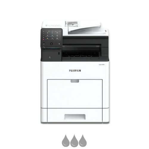 Fujifilm Apeos 4830 and 5330 A4 mono multifunction printers at 48ppm and 53ppm with Wi-Fi mobile printing