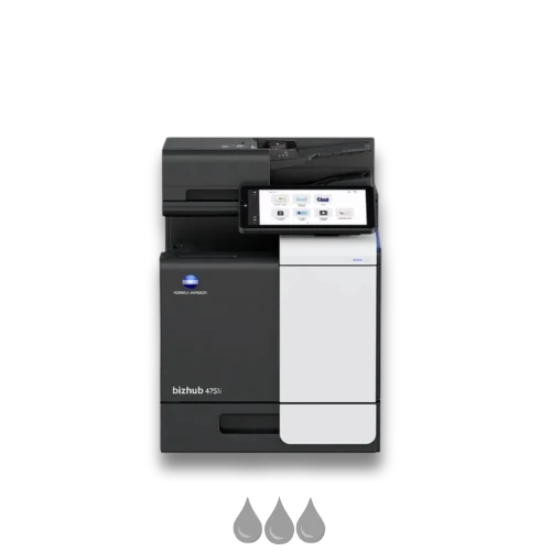 Konica Minolta bizhub 4751 A4 multifunction printer with 47ppm speed and 1600 sheet capacity for busy departments