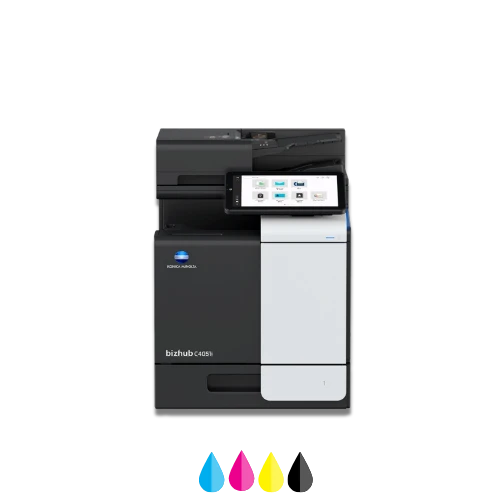 Konica Minolta bizhub C4051 A4 colour multifunction printer with 40ppm output for busy South African offices