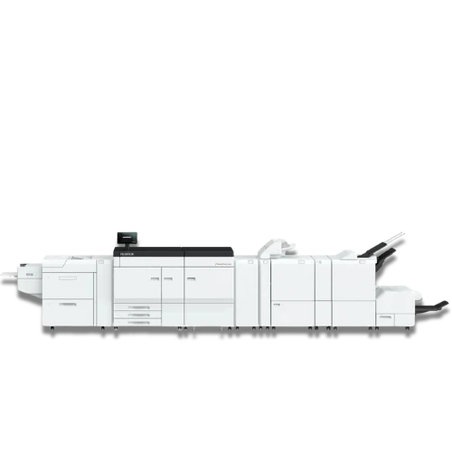 Fujifilm Revoria Press EC2100 compact colour production printer at 100ppm with CMYK plus specialty toner