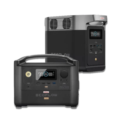 EcoFlow River Pro portable battery generator with 720Wh capacity for small offices and remote site work in South Africa. EcoFlow Delta portable battery generator with 1260Wh capacity for offices needing longer backup runtime.