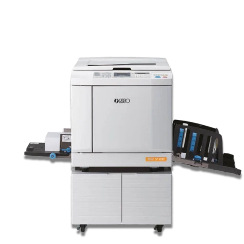 Riso SF5350E digital duplicator with optional auto document feeder printing 130ppm for schools and training providers