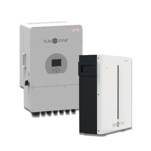 Sunsynk 3.6 kVA single phase inverter with 5.12 to 15.96 kWh battery options for small commercial solar