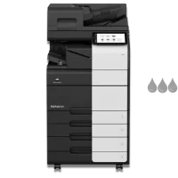 Konica Minolta bizhub 651i and 751i A3 mono printers at 65ppm and 75ppm with 6650 sheet capacity for central print rooms