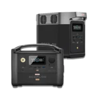 EcoFlow River Pro portable battery generator with 720Wh capacity for small offices and remote site work in South Africa. EcoFlow Delta portable battery generator with 1260Wh capacity for offices needing longer backup runtime.
